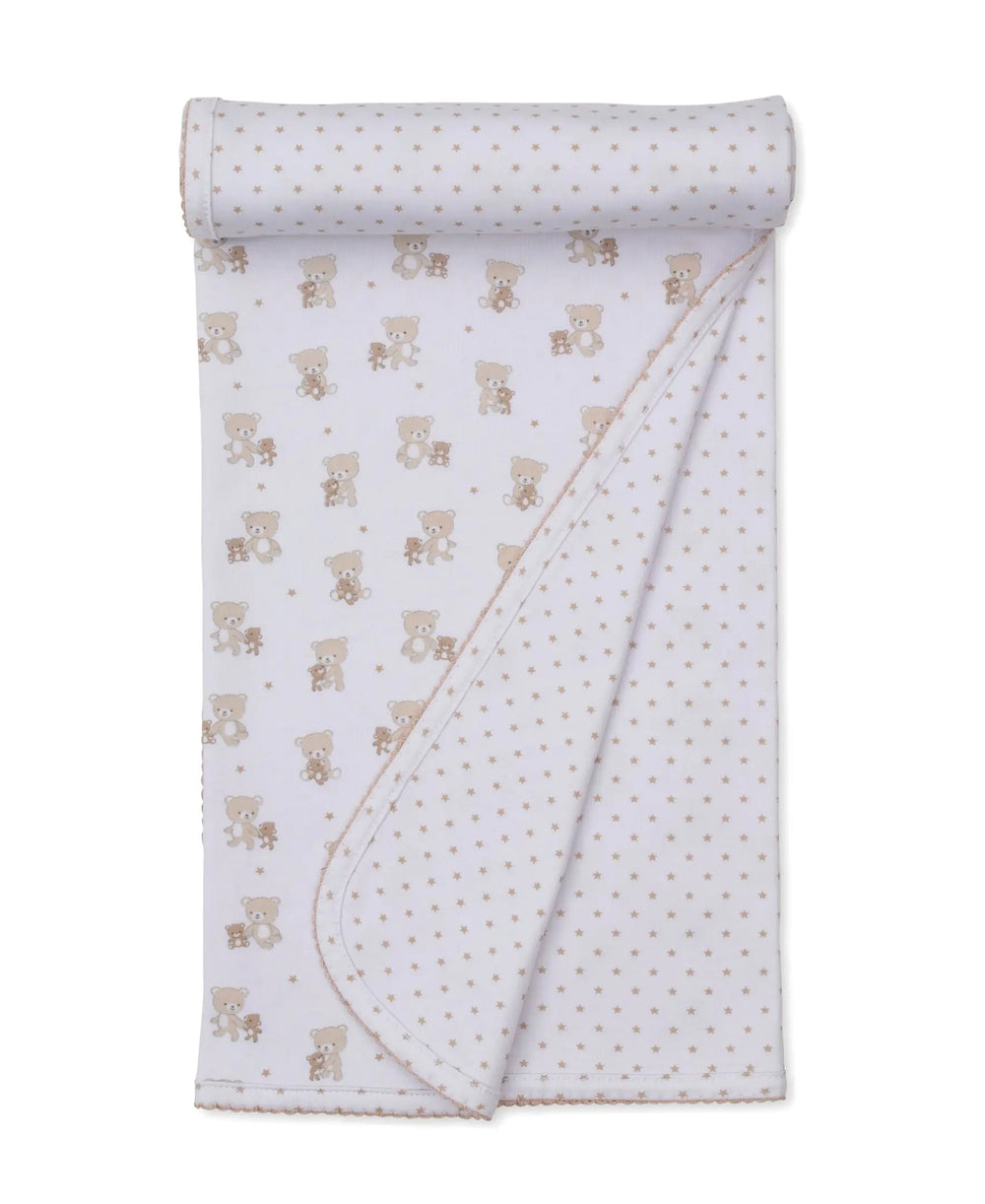 Baby Reversible Blanket - Teddy Bear Love