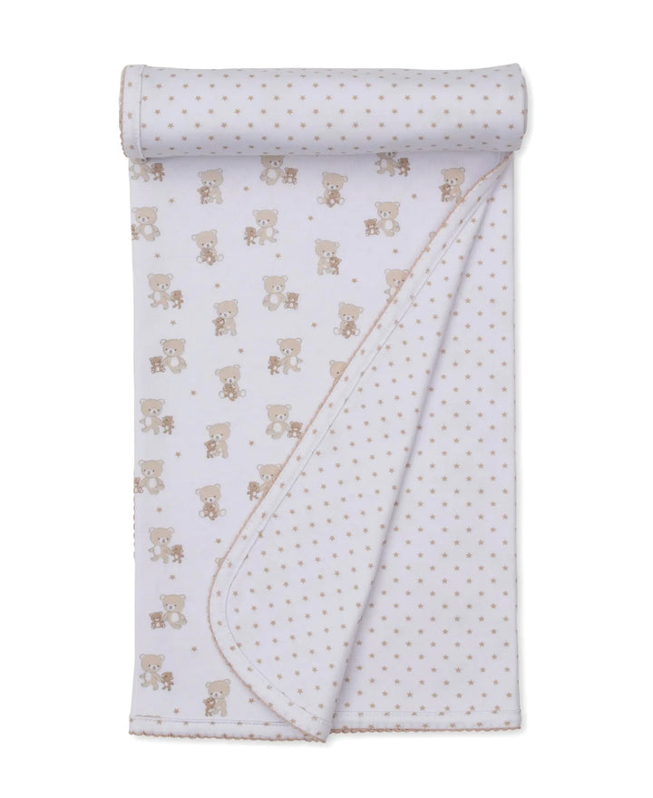 Baby Reversible Blanket - Teddy Bear Love