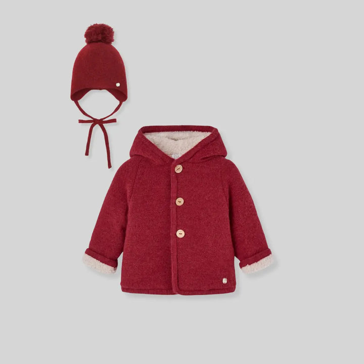 Blue Almonds Ltd Baby Winter Coat Set in Festive Red Paz Rodriguez