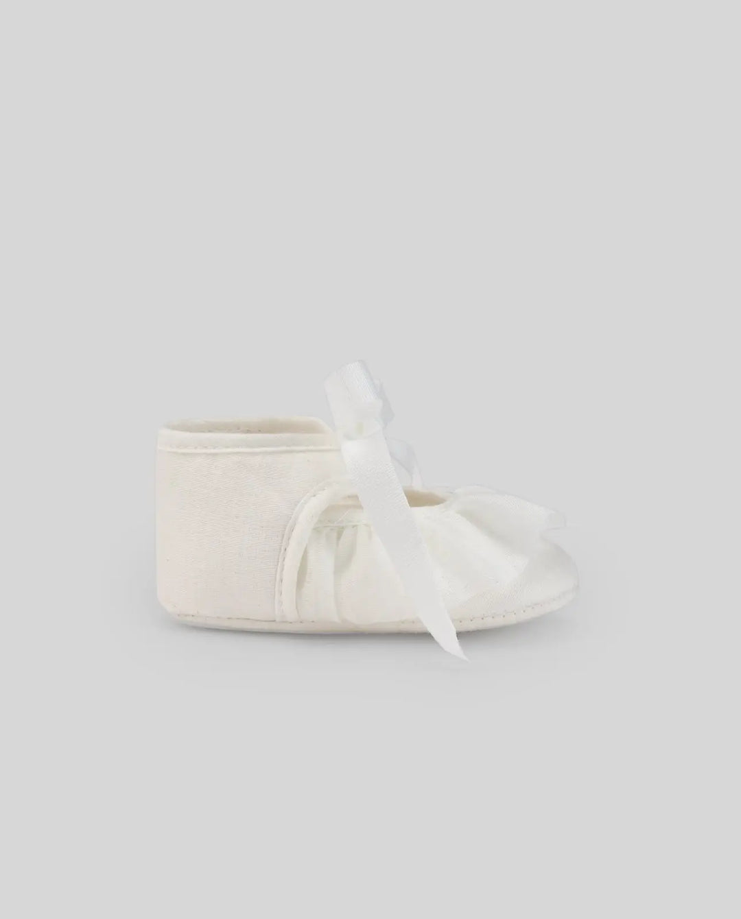 Blue Almonds Ltd Baby Woven Booties Essential in Cream Paz Rodriguez