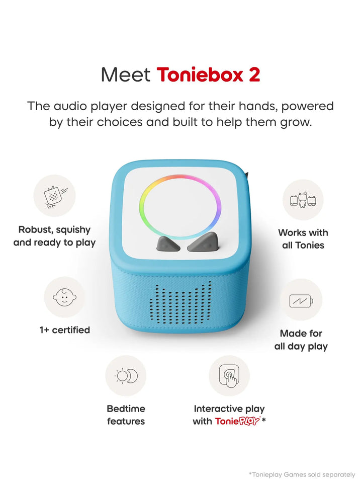 Blue Almonds Ltd Toniebox 2 -Sky Blue Tonies