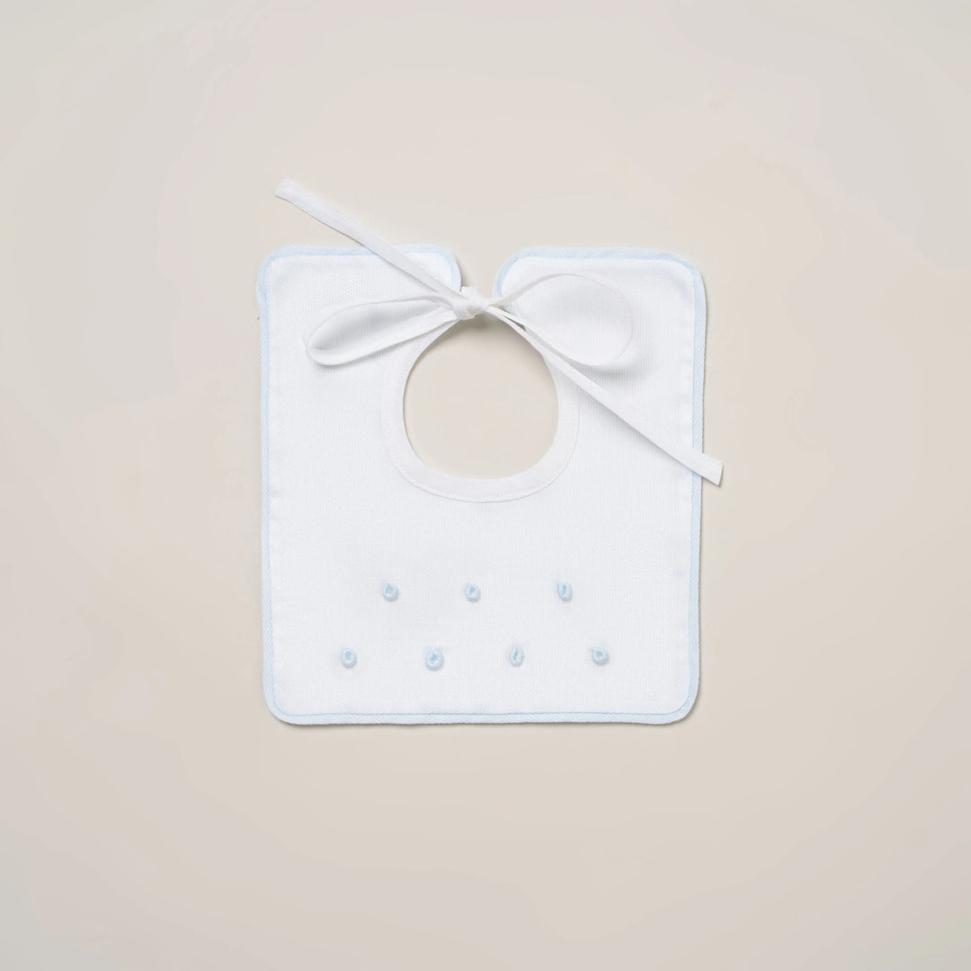 Blue Almonds Ltd Baby boys bib 'Angelo' Piccola Giuggiola