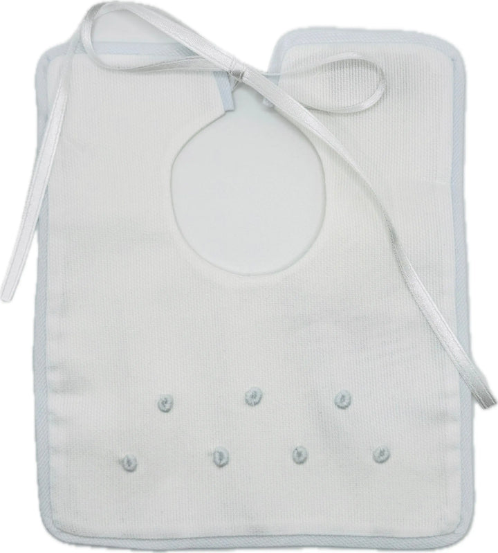 Blue Almonds Ltd Baby boys bib 'Angelo' Piccola Giuggiola
