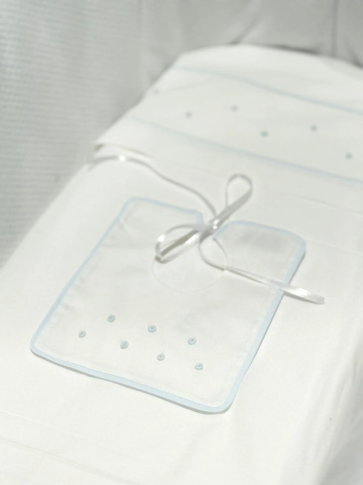 Blue Almonds Ltd Baby boys bib 'Angelo' Piccola Giuggiola