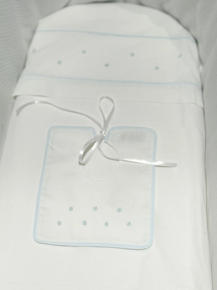 Blue Almonds Ltd Baby boys bib 'Angelo' Piccola Giuggiola