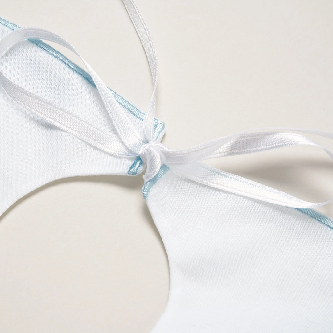 Blue Almonds Ltd Baby boys bib 'Mio Caro' Piccola Giuggiola