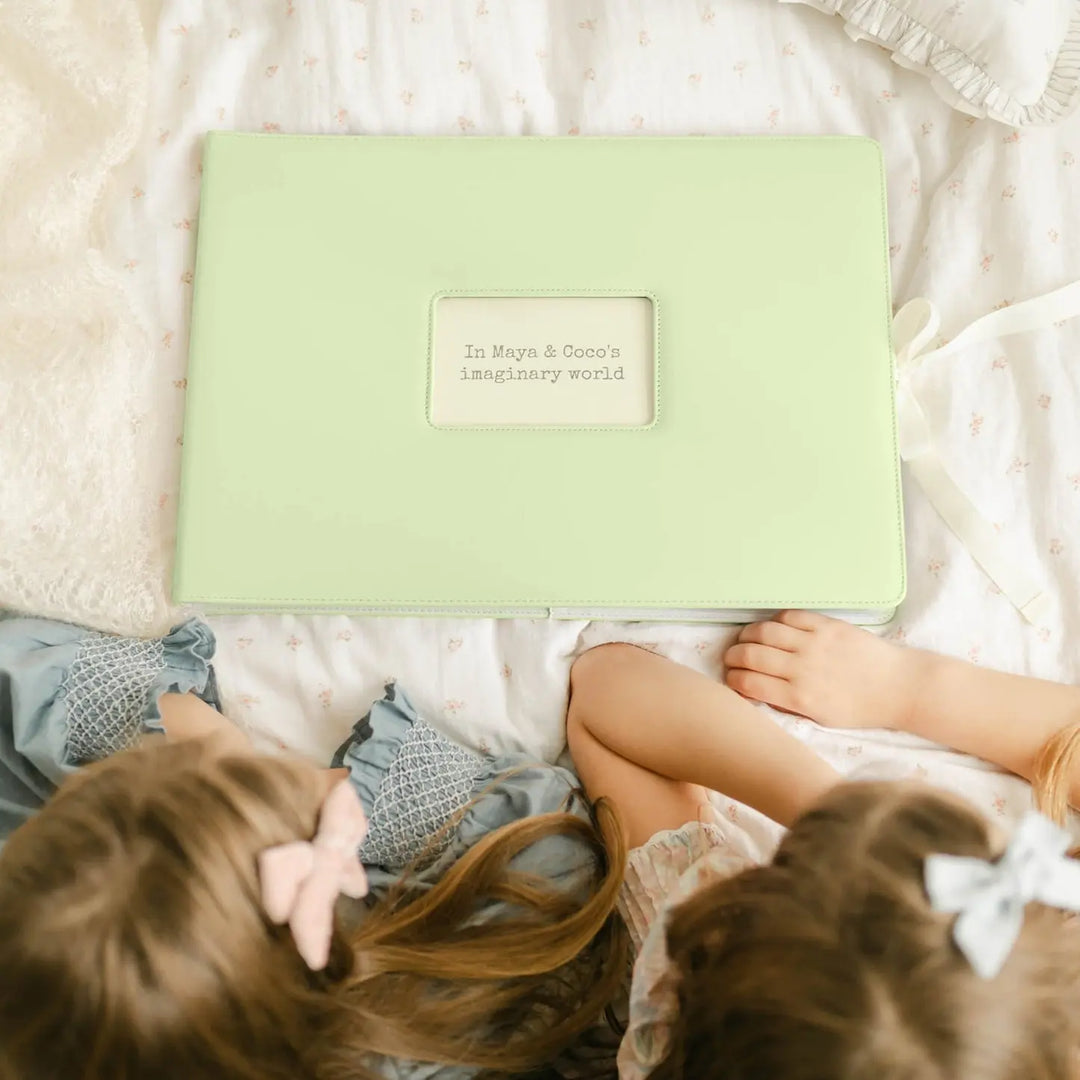 Blue Almonds Ltd Memory Album - Sage Green Meminio