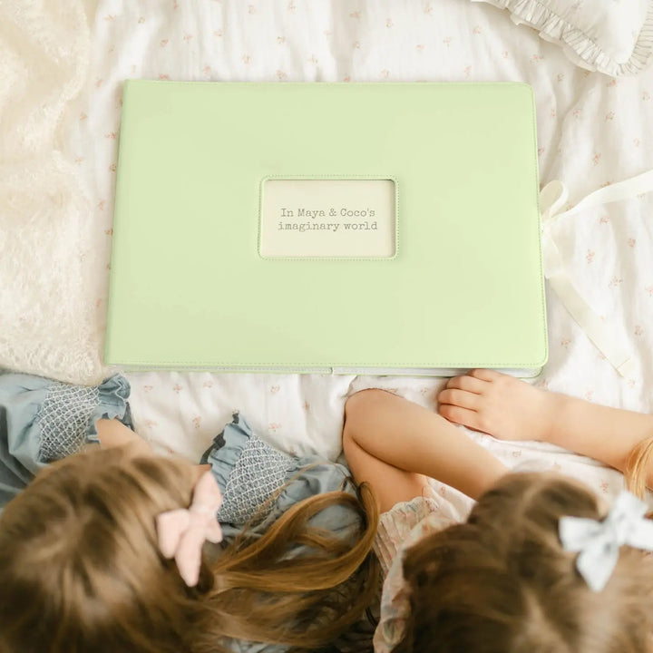Blue Almonds Ltd Memory Album - Sage Green Meminio