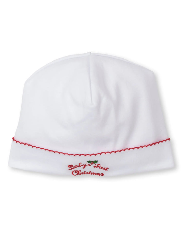 Blue Almonds Ltd Baby's First Christmas 25 - Hat - White/Red - NEUTRAL Kissy Kissy