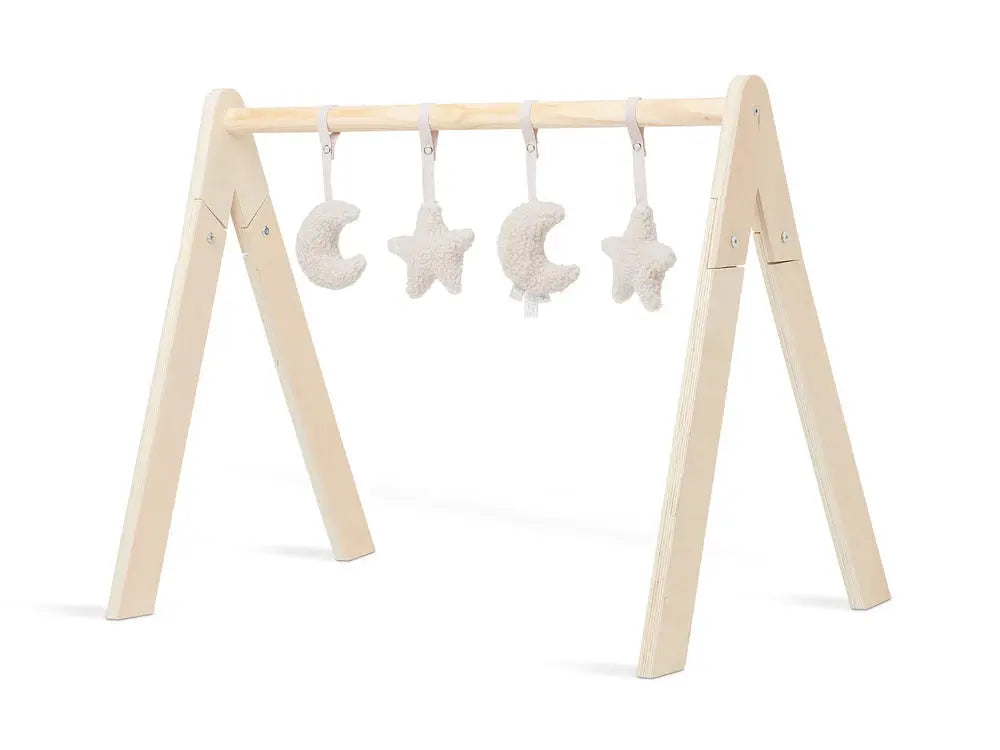 Blue Almonds Ltd Babygym Toys Moon - Nougat - 4 pieces Jollein
