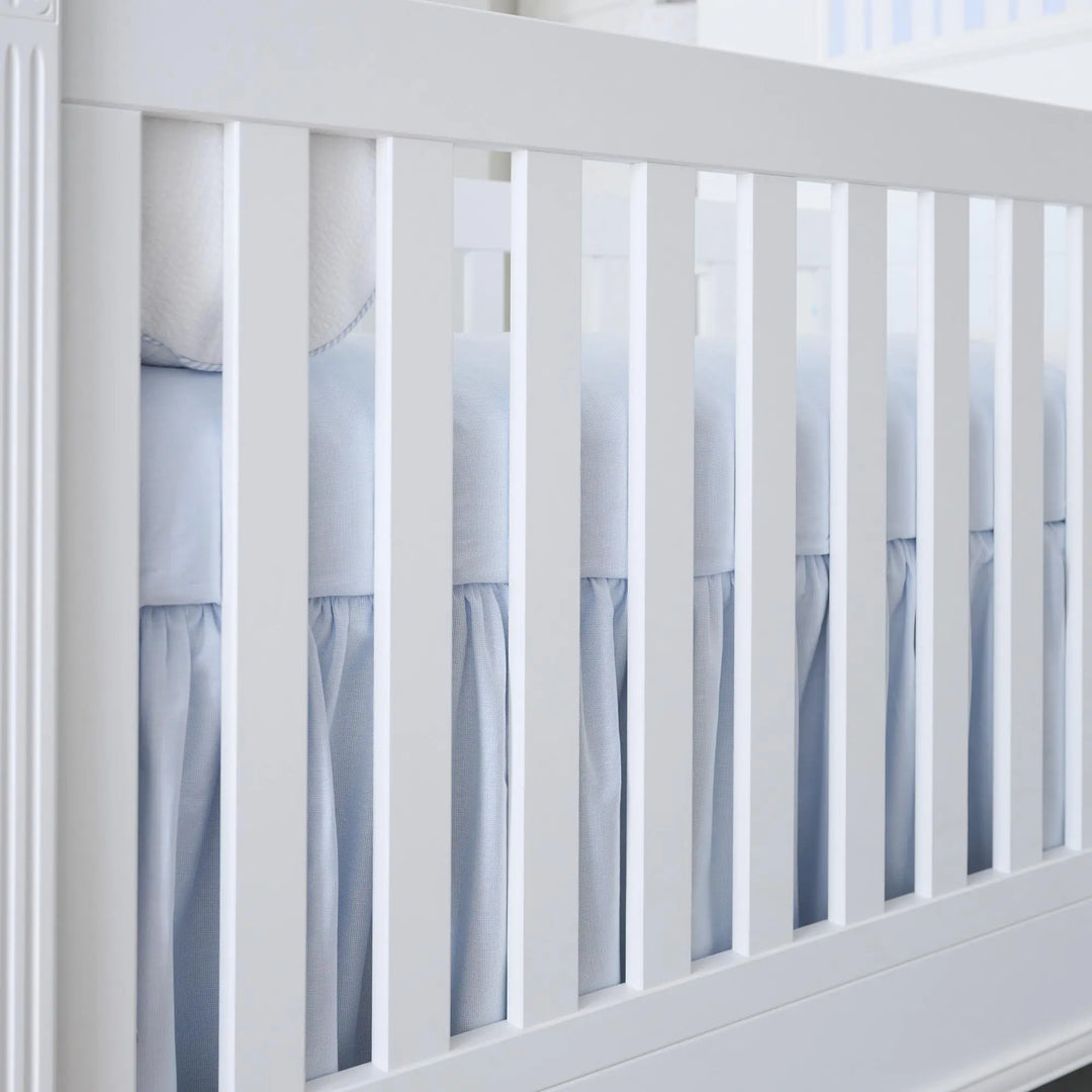 Blue Almonds Ltd Bed skirt 60x120cm -plain fabric - Classic Car Theophile & Patachou