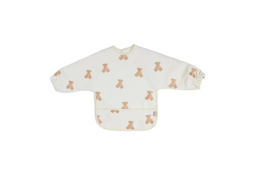 Blue Almonds Ltd Bib Waterproof with Sleeves Teddy Bear Jollein
