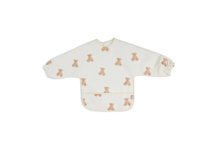 Blue Almonds Ltd Bib Waterproof with Sleeves Teddy Bear Jollein