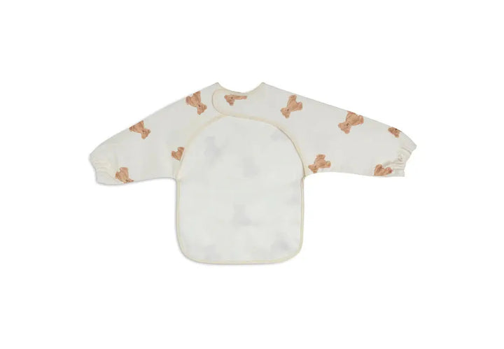 Blue Almonds Ltd Bib Waterproof with Sleeves Teddy Bear Jollein