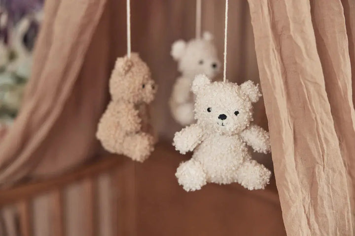 Blue Almonds Ltd Baby Mobile Teddy Bear Naturel/Biscuit Jollein
