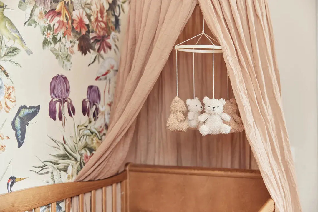 Blue Almonds Ltd Baby Mobile Teddy Bear Naturel/Biscuit Jollein