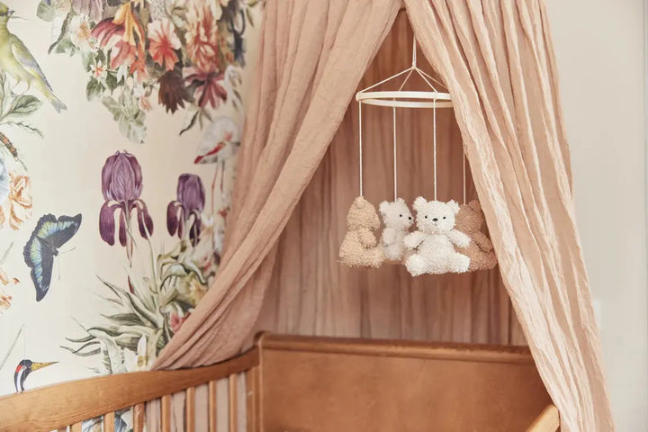 Blue Almonds Ltd Baby Mobile Teddy Bear Naturel/Biscuit Jollein