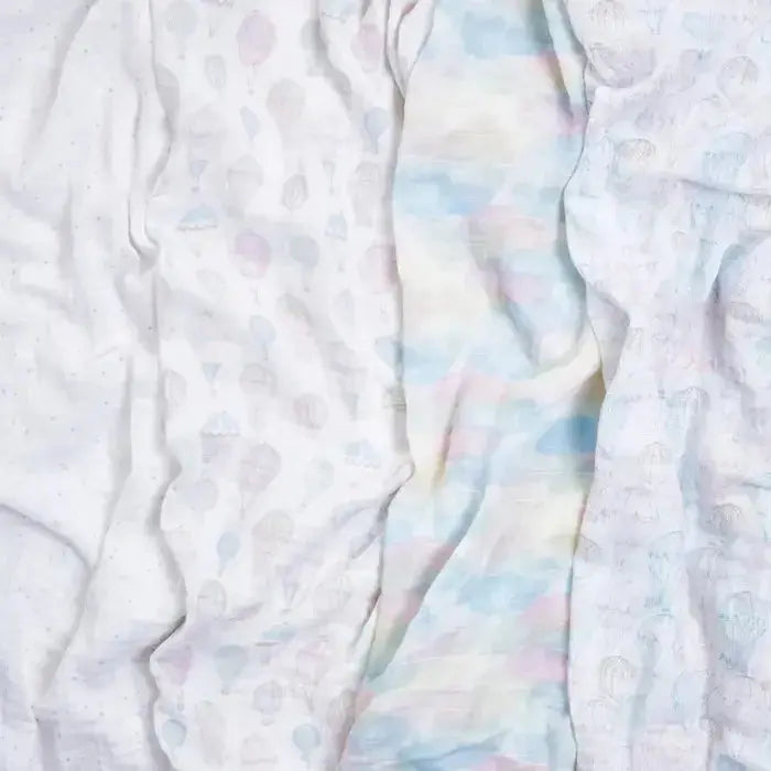 Blue Almonds Ltd Cotton muslin 4-pack "Above the clouds" aden + anais