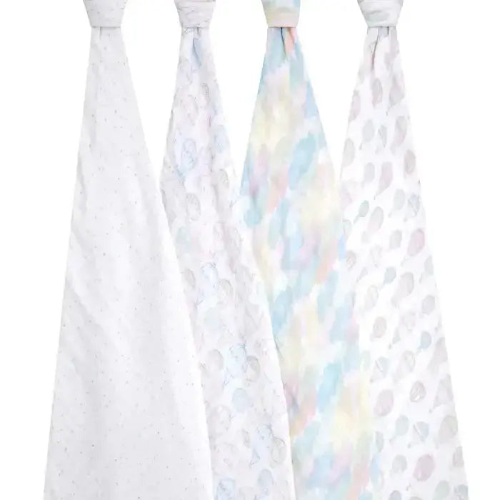 Blue Almonds Ltd Cotton muslin 4-pack "Above the clouds" aden + anais