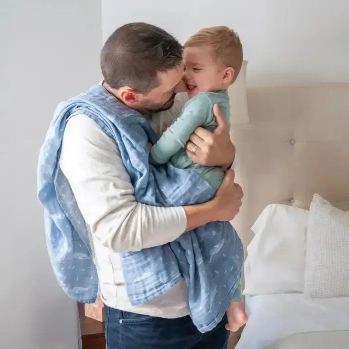 Blue Almonds Ltd Cotton muslin 4-pack "Oceanic" aden + anais