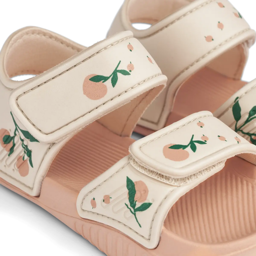 Blue Almonds Ltd Blumer Printed Sandals - Peach - Sea shell Liewood