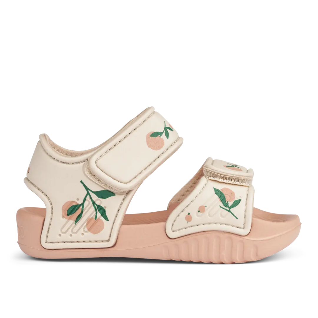Blue Almonds Ltd Blumer Printed Sandals - Peach - Sea shell Liewood