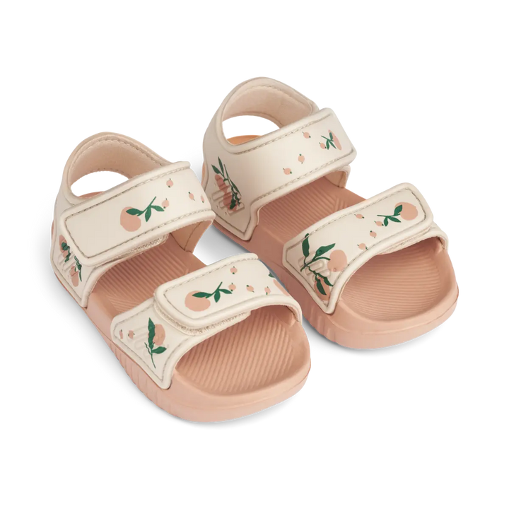 Blue Almonds Ltd Blumer Printed Sandals - Peach - Sea shell Liewood