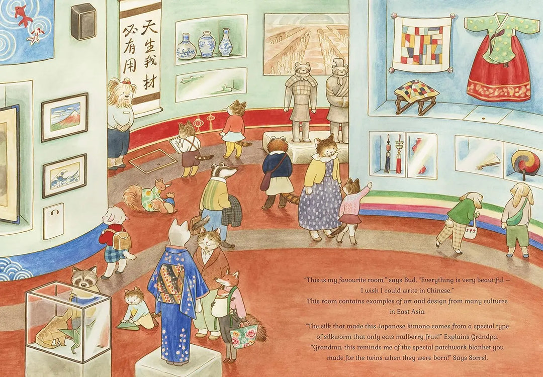 Blue Almonds Ltd Cat Family at The Museum - A Lift-The-Flap Book Macmillan
