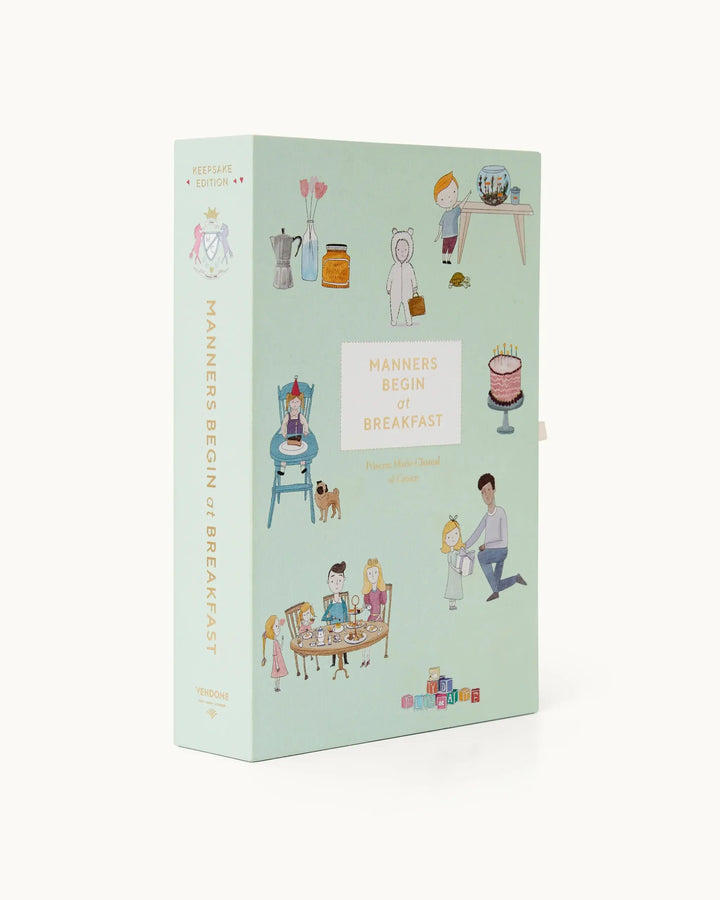 Blue Almonds Ltd Manners Begin at Breakfast Book - Keepsake Edition Marie-chantal