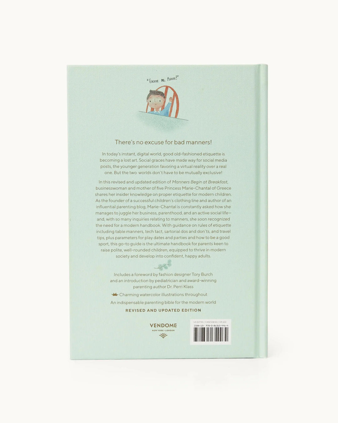 Blue Almonds Ltd Manners Begin at Breakfast Book - Keepsake Edition Marie-chantal