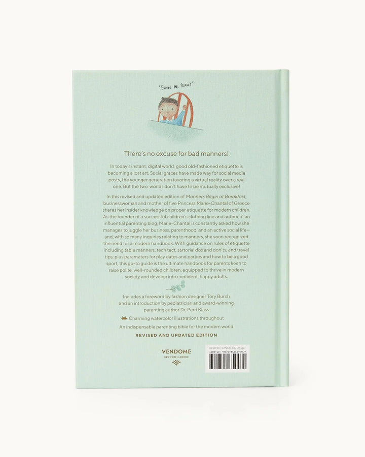 Blue Almonds Ltd Manners Begin at Breakfast Book - Keepsake Edition Marie-chantal