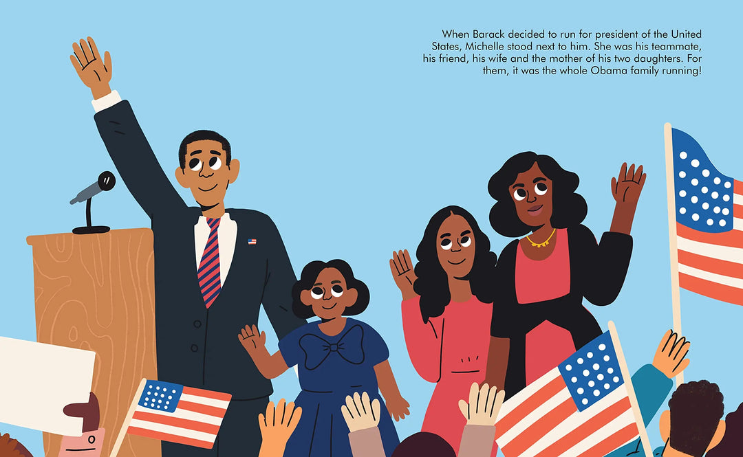 Michelle Obama - Little People, BIG DREAMS-Books-Hachette Books-Blue Almonds-London-South Kensington