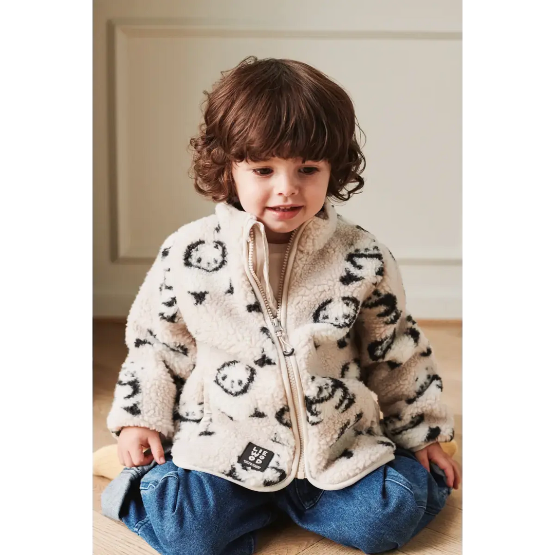 Blue Almonds Ltd Nolan Pile Jacket - Panda / Sandy - UNISEX LIEWOOD