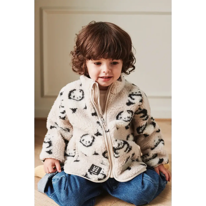 Blue Almonds Ltd Nolan Pile Jacket - Panda / Sandy - UNISEX LIEWOOD