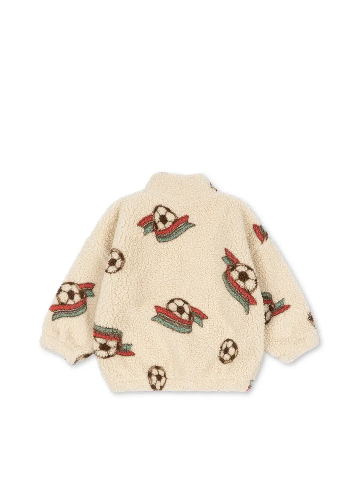Blue Almonds Ltd Boys Jody Teddy Half-Zip - Kick It Konges Sløjd