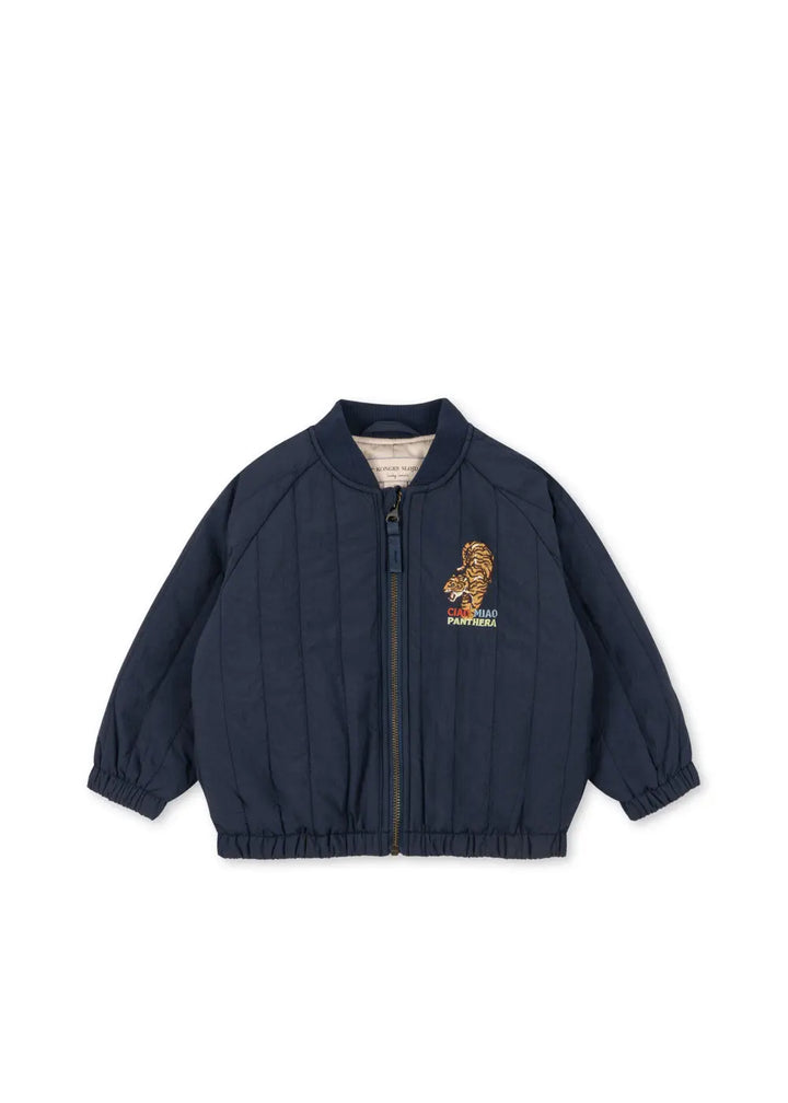 Blue Almonds Ltd Boys Juno Bomber Jacket - Total Eclipse Konges Sløjd