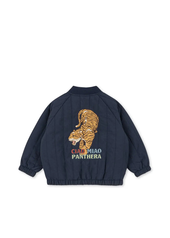Blue Almonds Ltd Boys Juno Bomber Jacket - Total Eclipse Konges Sløjd