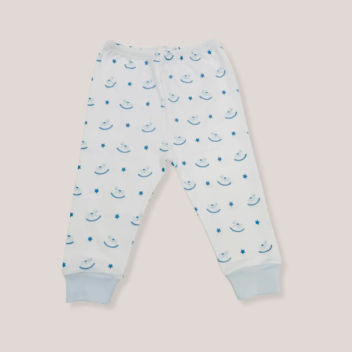 Blue Almonds Ltd Boys Pyjama Set - Blue Rocking Horse Blue Almonds X Lyda Baby
