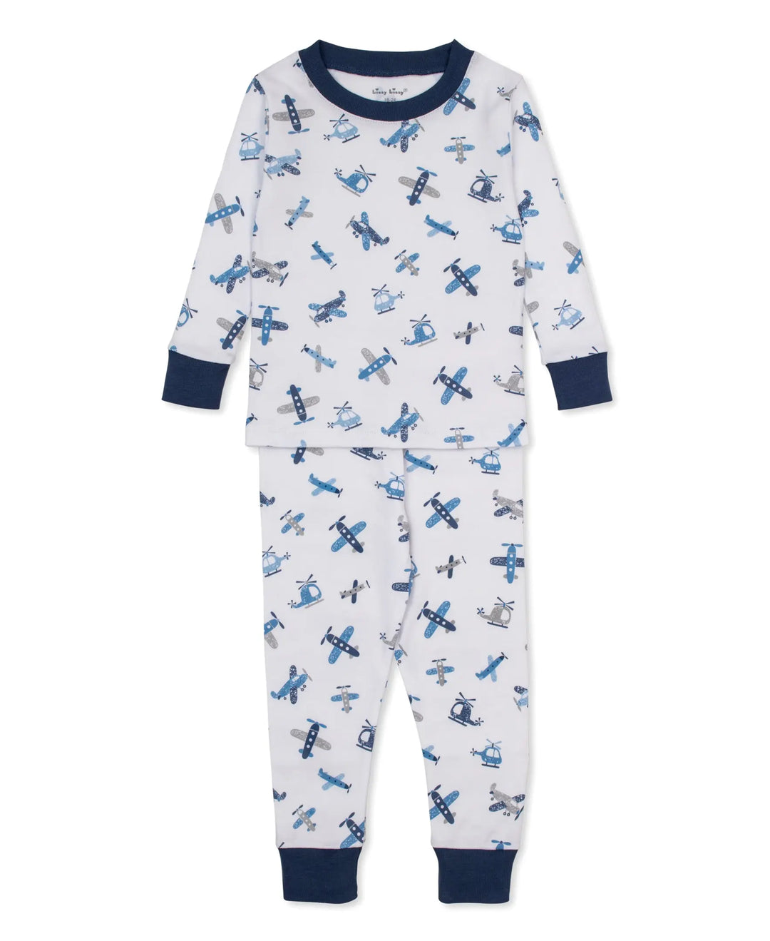 Blue Almonds Ltd Boys Pyjamas - Awesome Aircrafts Kissy Kissy