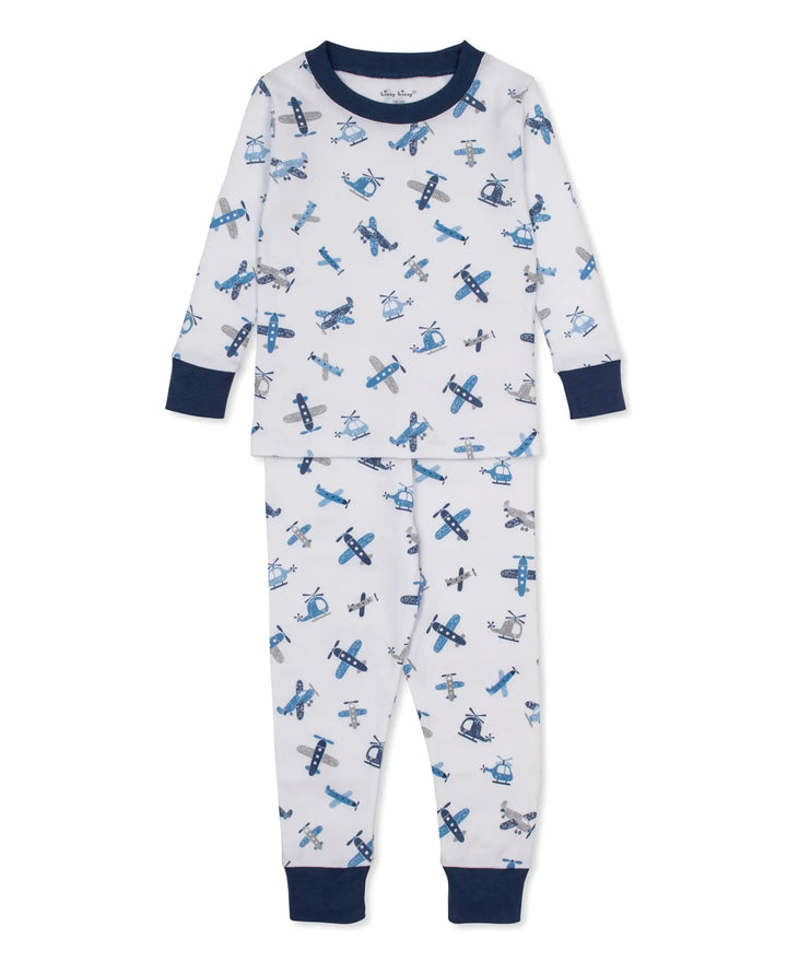 Blue Almonds Ltd Boys Pyjamas - Awesome Aircrafts Kissy Kissy