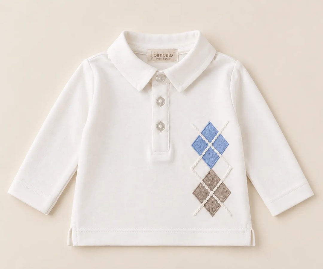 Blue Almonds Ltd Boys Smart Shirt and Blue Trousers Set Bimbalo