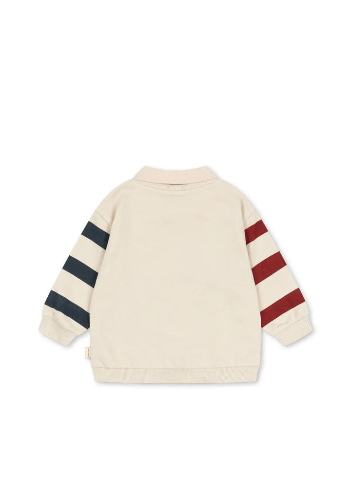 Blue Almonds Ltd Boys Spotty Sweatshirt - Brown Rice Konges Sløjd
