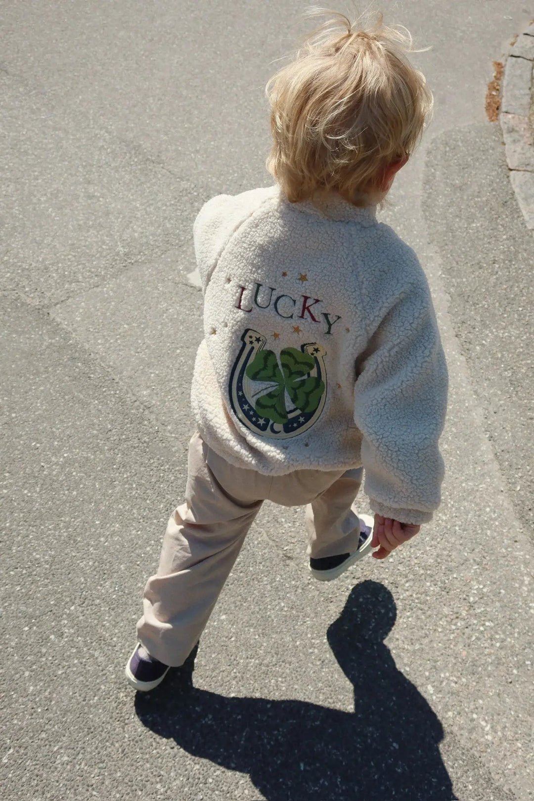Blue Almonds Ltd Boys Teddy Jacket - Lucky Clover Konges Sloed