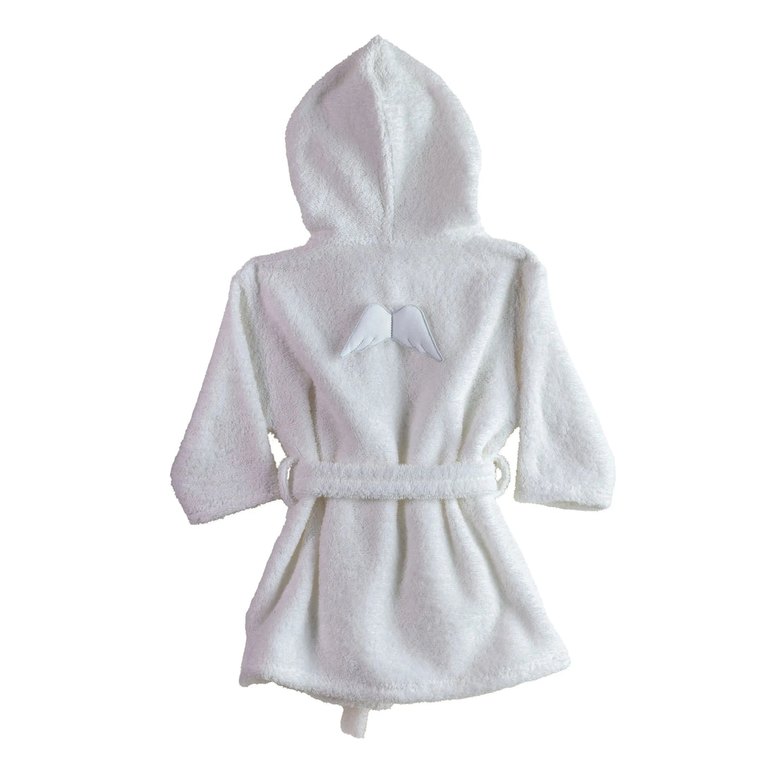 Boys and Girls Hooded Bathrobe - White Angel