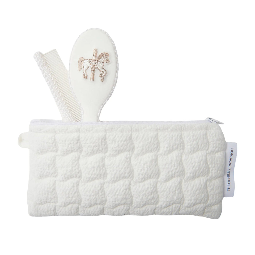 Blue Almonds Ltd Brush & Comb Set - Carrousel Theophile & Patachou