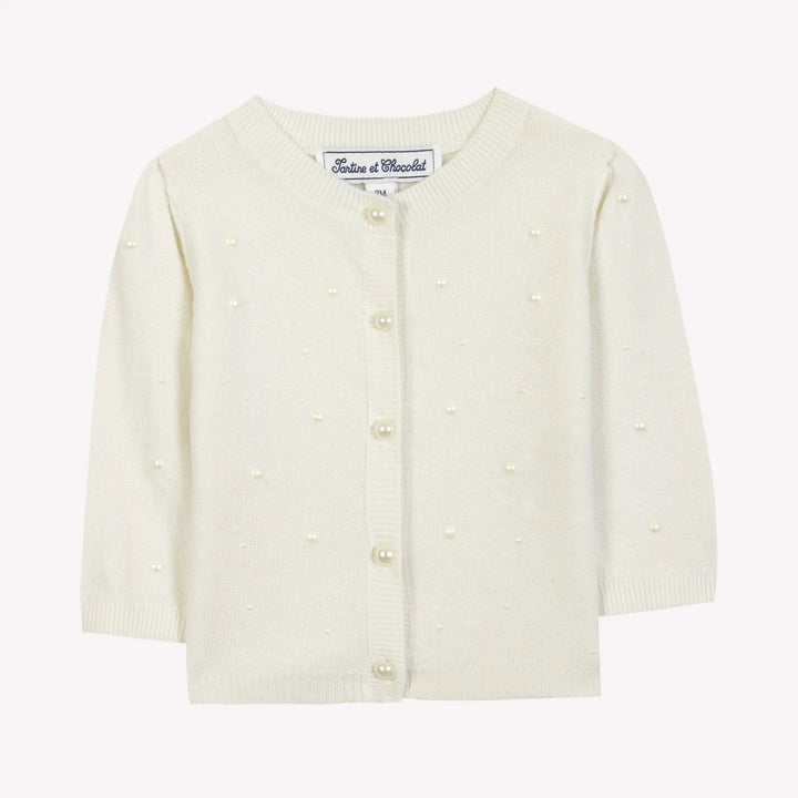 Blue Almonds Ltd CARDIGAN8 – Nacre – CB18141 Tartine et Chocolat