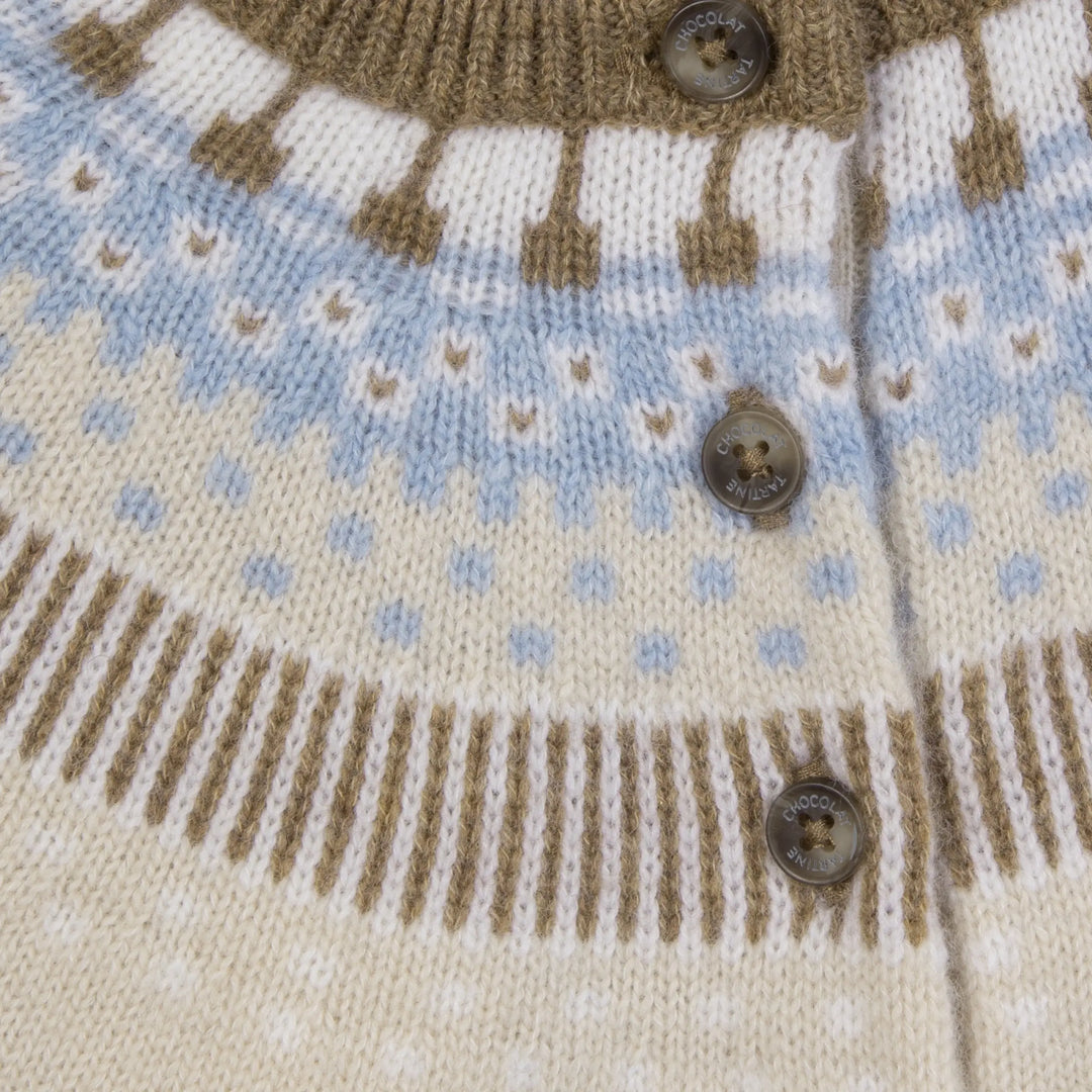 Blue Almonds Ltd CHEMISE2 – Gris clair rayé – CB12011 Tartine et Chocolat