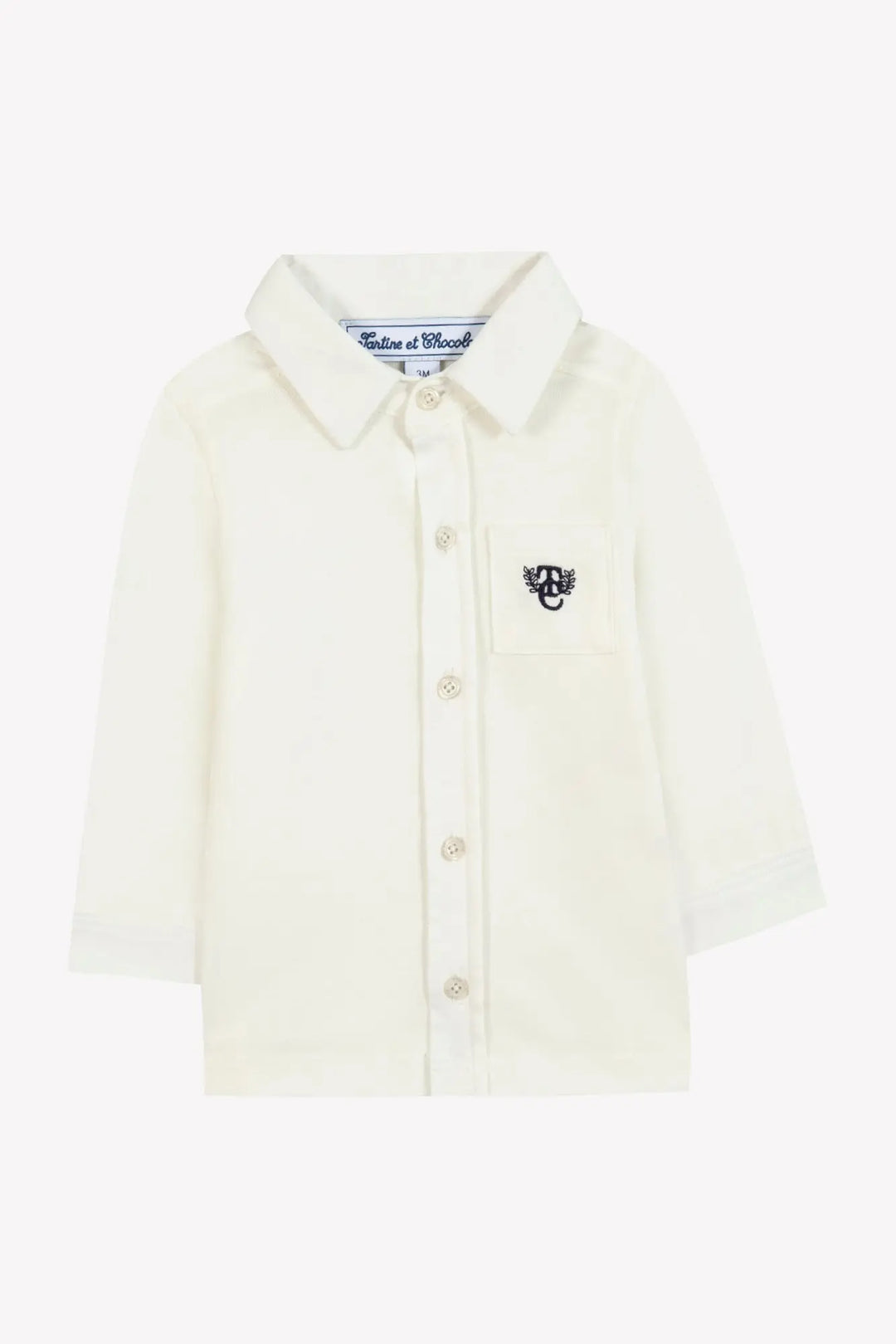 Blue Almonds Ltd CHEMISE7 – Nacre – CB12111 Tartine et Chocolat
