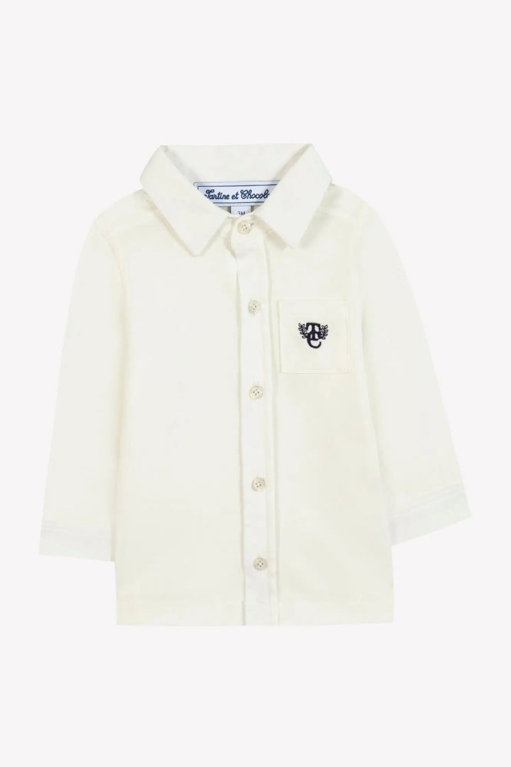 Blue Almonds Ltd CHEMISE7 – Nacre – CB12111 Tartine et Chocolat