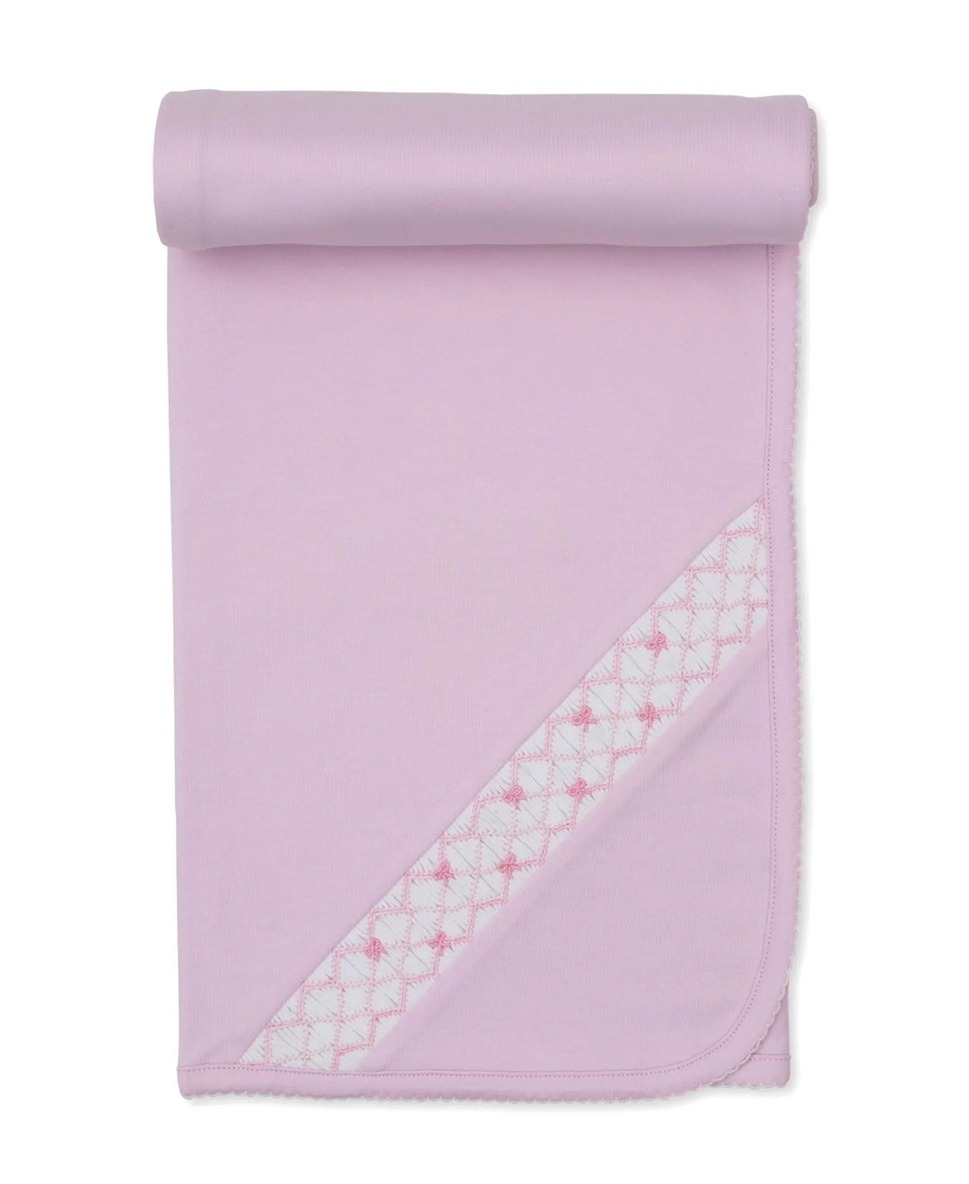 Blue Almonds Ltd CLB Summer Bows 26 - Blanket w/ Hand Smk - Pink Kissy Kissy